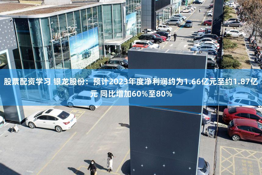 股票配资学习 银龙股份：预计2023年度净利润约为1.66亿元至约1.87亿元 同比增加60%至80%