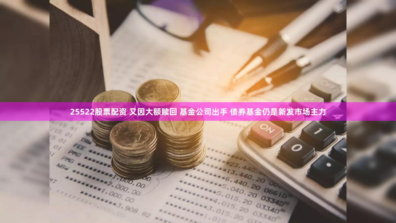 25522股票配资 又因大额赎回 基金公司出手 债券基金仍是新发市场主力