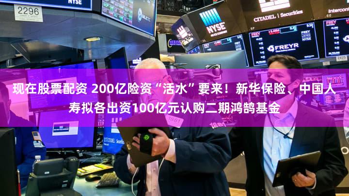 现在股票配资 200亿险资“活水”要来！新华保险、中国人寿拟各出资100亿元认购二期鸿鹄基金