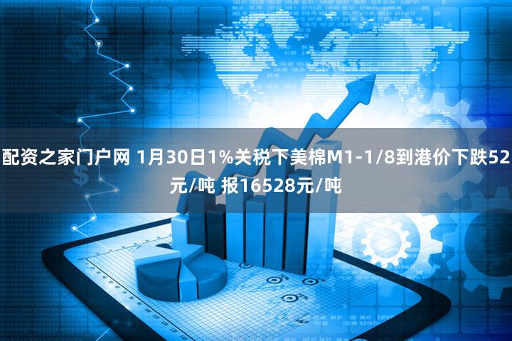 配资之家门户网 1月30日1%关税下美棉M1-1/8到港价下跌52元/吨 报16528元/吨