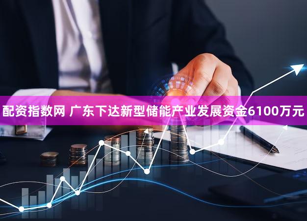 配资指数网 广东下达新型储能产业发展资金6100万元
