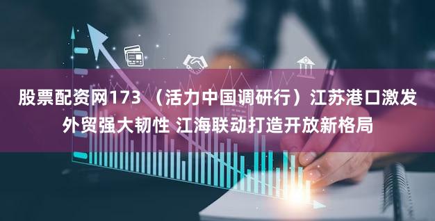 股票配资网173 （活力中国调研行）江苏港口激发外贸强大韧性 江海联动打造开放新格局
