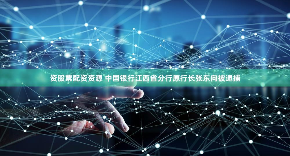 资股票配资资源 中国银行江西省分行原行长张东向被逮捕