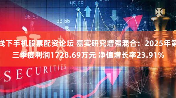 线下手机股票配资论坛 嘉实研究增强混合：2025年第三季度利润1728.69万元 净值增长率23.91%