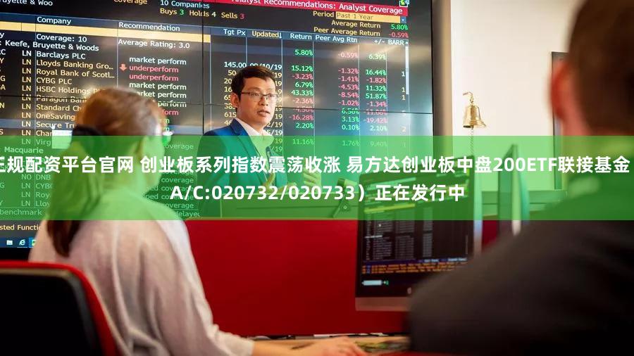 正规配资平台官网 创业板系列指数震荡收涨 易方达创业板中盘200ETF联接基金（A/C:020732/020733）正在发行中
