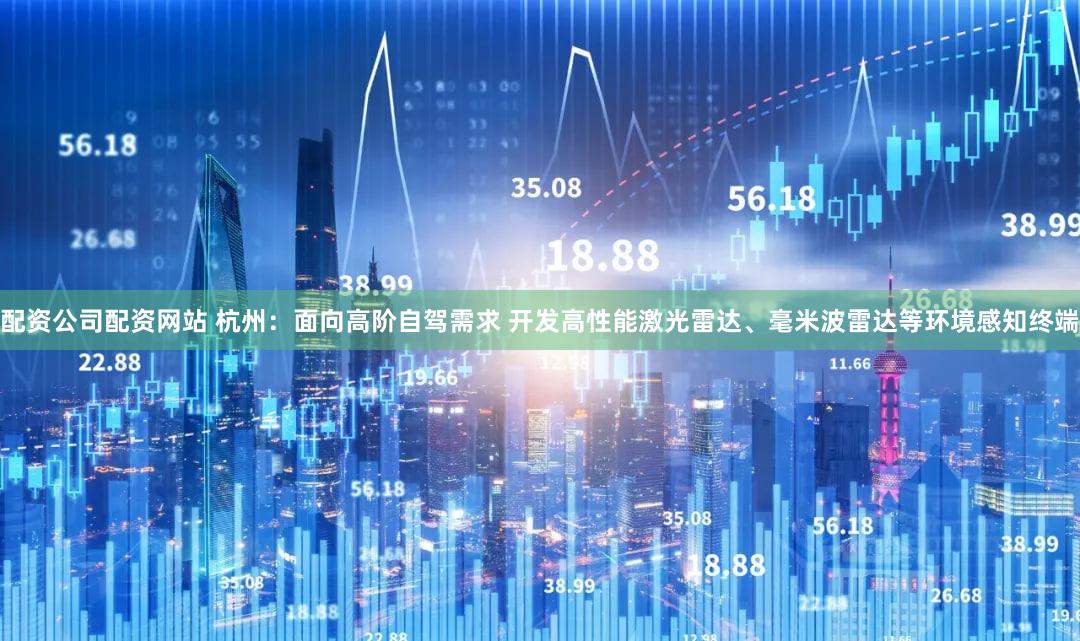 配资公司配资网站 杭州：面向高阶自驾需求 开发高性能激光雷达、毫米波雷达等环境感知终端