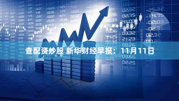 查配资炒股 新华财经早报:11月11日