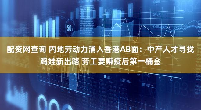 配资网查询 内地劳动力涌入香港AB面：中产人才寻找鸡娃新出路 劳工要赚疫后第一桶金